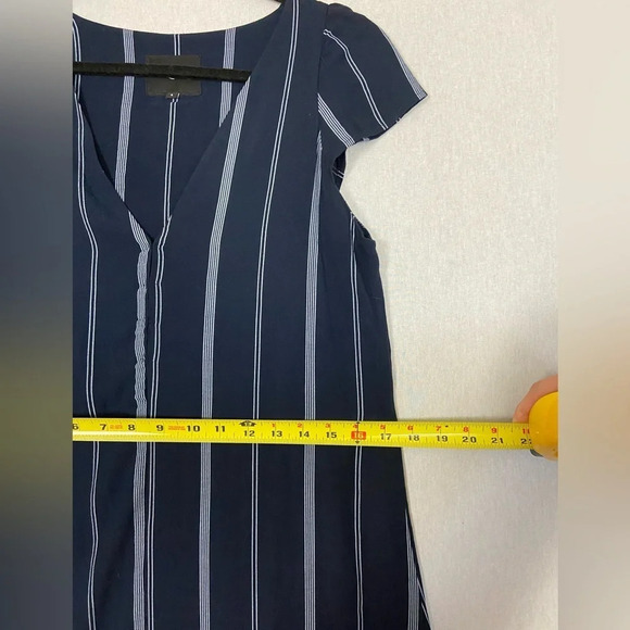 Rails Nordstrom Blue striped 100% rayon dress Sz S - Picture 10 of 10